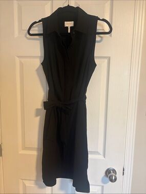 Laundry by Shelli Segal Hidden Button Front Dress